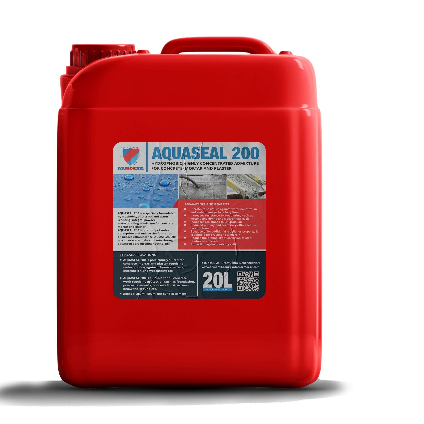Aquaseal 200 TDS - Armorsil West Africa  Waterproofing, Admixtures  Construction Chemical in Nigeria